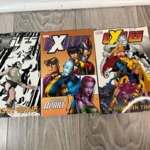 MARVEL NOVEL BOOK BUNDLE OF 3 EXILE SERIES